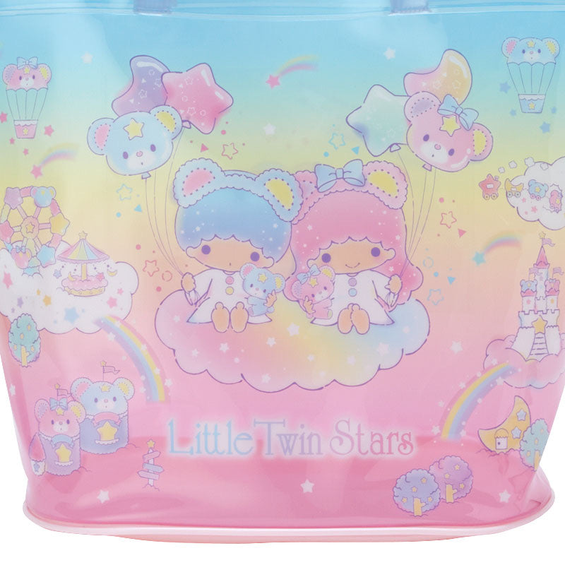 Sanrio Little Twin Stars pastel beach bag