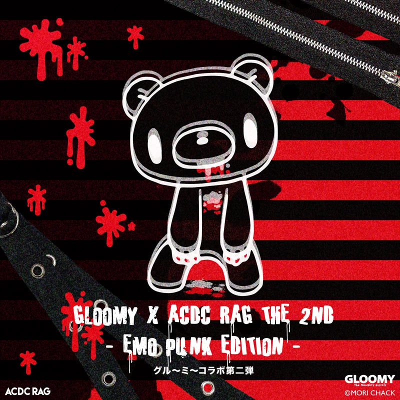 ACDC RAG & Gloomy Bear dark bear ears hoodie