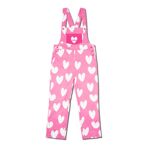 ACDC RAG Y2K love heart dungarees