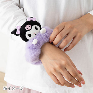 Sanrio Kuromi fluffy hair scrunchie / bracelet