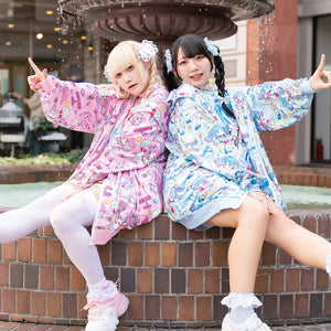 ACDC RAG x Mog “Fuwa-chan” pink hoodie