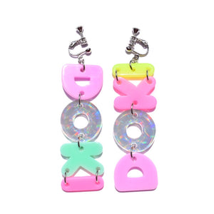 6% DOKIDOKI pastel doki doki earrings